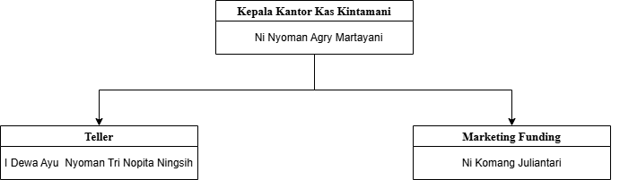 Struktur Organisasi Kantor Kas Kintamani