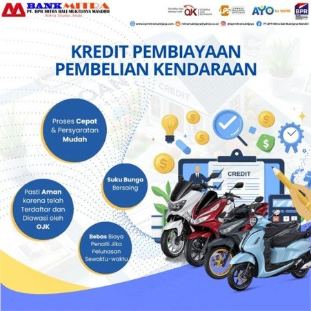 PT BPR Mitra Bali Muktijaya Mandiri Hadirkan Kredit Pembiayaan Pembelian Kendaraan dengan Suku Bunga Bersaing