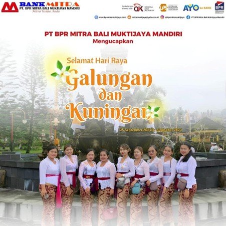 PT. BPR Mitra Bali Muktijaya Mandiri Mengucapkan Selamat Hari Raya Galungan dan Kuningan